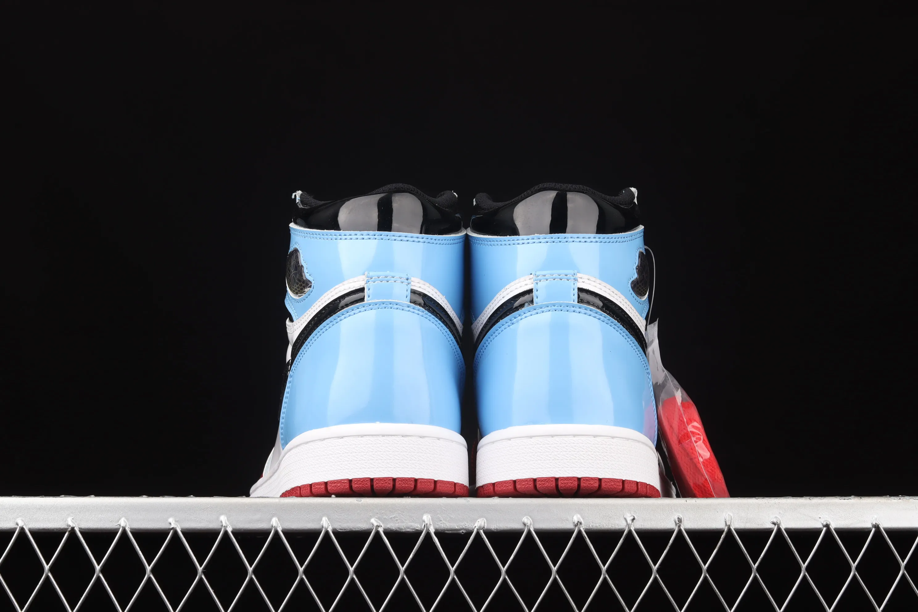 All categories Air Jordan Jordan series basketball shoes Air Jordan 1 High Air Jordan 1 "Fearless" AJ1 Joe 1 high top red and blue patent leather CK5666-100